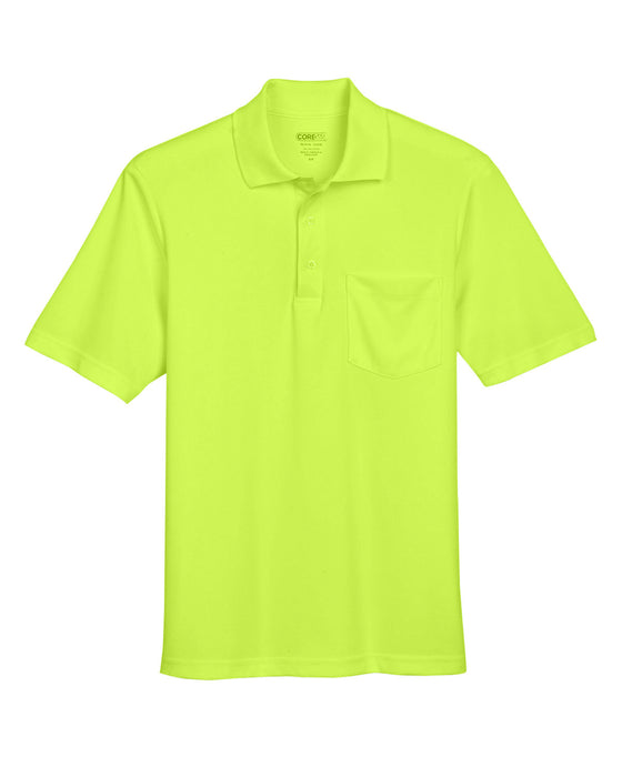 Front and Blank view of the Men's Origin Performance Piqué Polo with Pocket