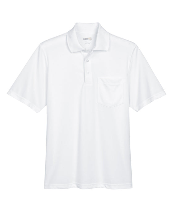 Front and Blank view of the Men's Origin Performance Piqué Polo with Pocket