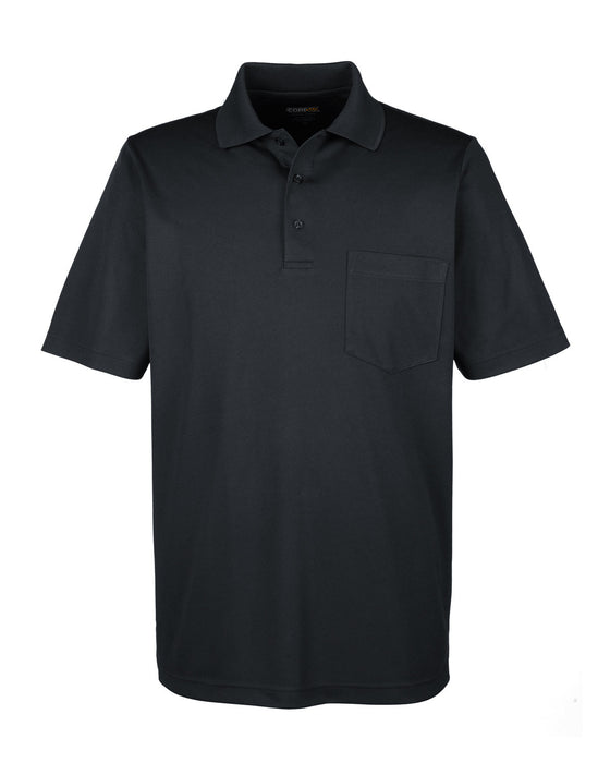 Front and Blank view of the Men's Origin Performance Piqué Polo with Pocket