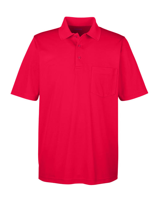 Front and Blank view of the Men's Origin Performance Piqué Polo with Pocket