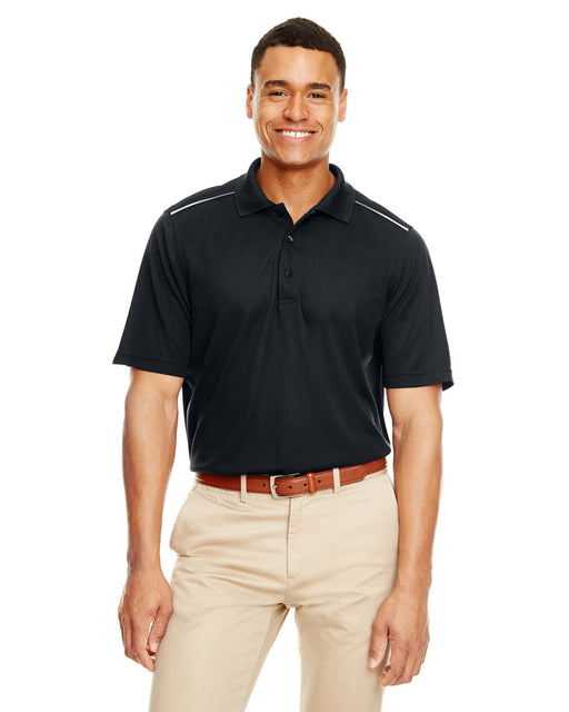 Front and Primary view of the Men's Radiant Performance Piqué Polo with Reflective Piping