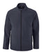 Front and Blank view of the Men's Cruise Two-Layer Fleece Bonded Soft Shell Jacket