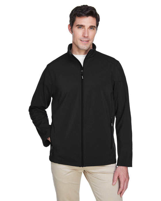 Front and Primary view of the Men's Cruise Two-Layer Fleece Bonded Soft Shell Jacket