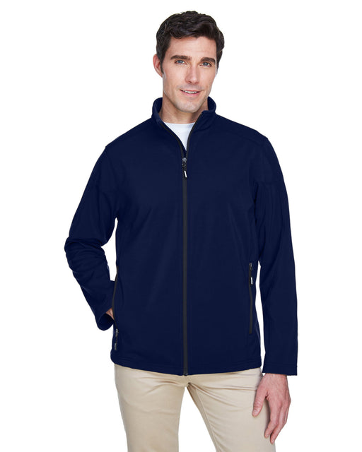 Front and Primary view of the Men's Cruise Two-Layer Fleece Bonded Soft Shell Jacket