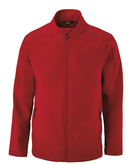 Front and Blank view of the Men's Cruise Two-Layer Fleece Bonded Soft Shell Jacket