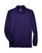 Front and Blank view of the Men's Pinnacle Performance Long-Sleeve Piqué Polo