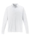 Front and Blank view of the Men's Pinnacle Performance Long-Sleeve Piqué Polo