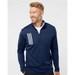 Adidas 3-Stripes Double Knit Quarter-Zip Pullover