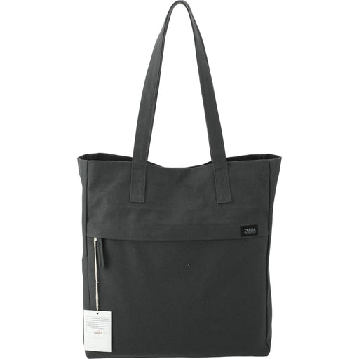 Front and Blank view of the Terra Thread Fairtrade Executuive Work Tote