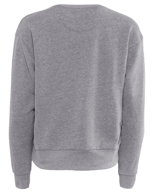 Rear and Blank view of the Ladies' Laguna Sueded Sweatshirt