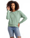 Front and Primary view of the Ladies' Laguna Sueded Sweatshirt