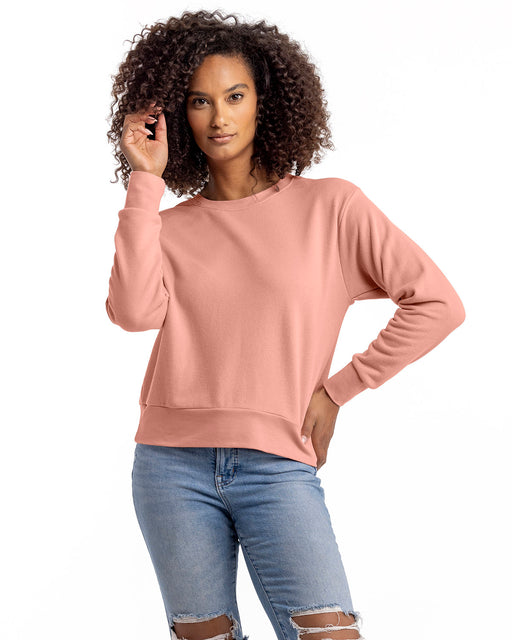 Front and Primary view of the Ladies' Laguna Sueded Sweatshirt