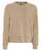 Front and Blank view of the Ladies' Laguna Sueded Sweatshirt