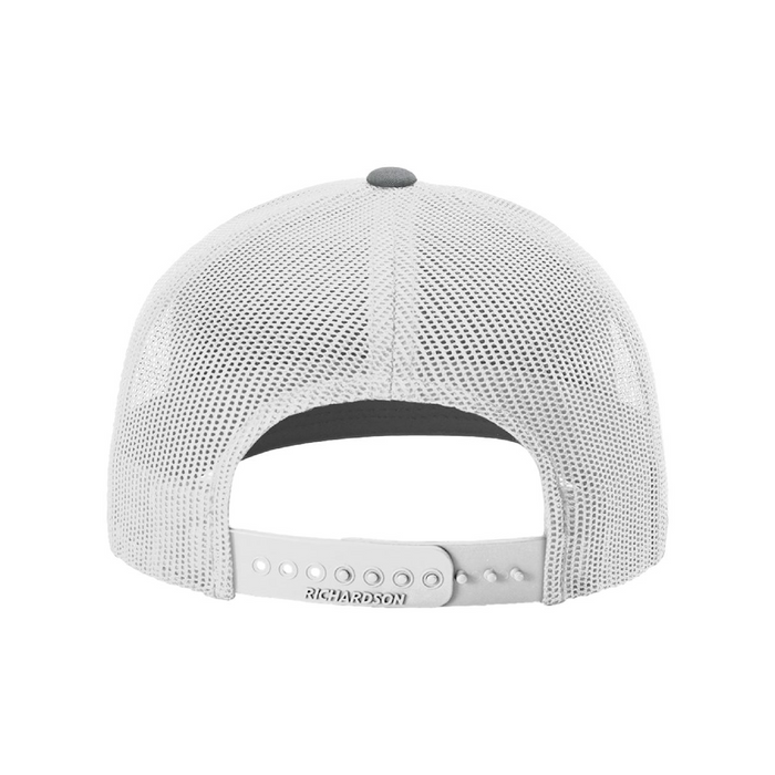 Rear view of the Richardson Snapback Trucker Cap - 