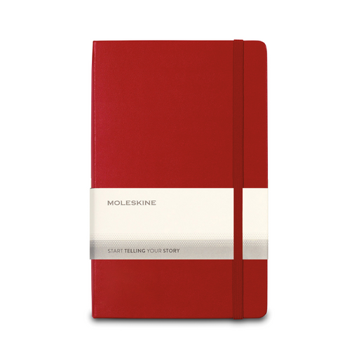 Moleskine ® Hard Cover Ruled Large Expanded Notebook