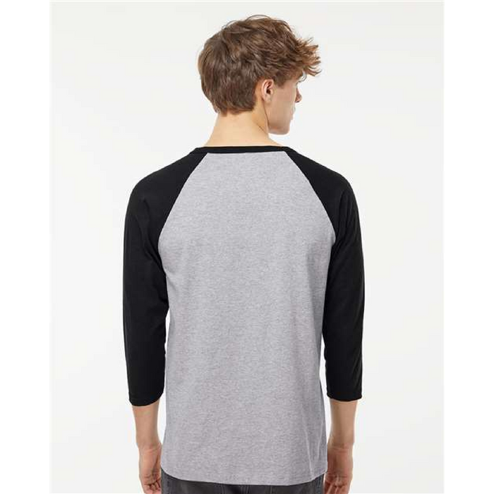 Raglan Three-Quarter Sleeve Baseball T-Shirt - 