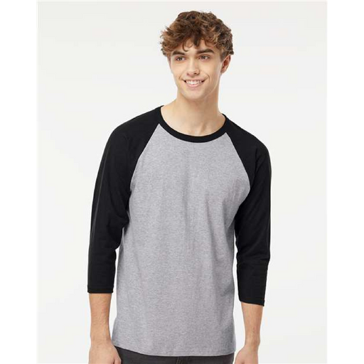 Raglan Three-Quarter Sleeve Baseball T-Shirt - 