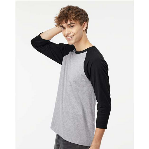 Raglan Three-Quarter Sleeve Baseball T-Shirt - 
