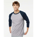 Raglan Three-Quarter Sleeve Baseball T-Shirt - 