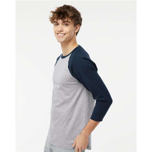 Raglan Three-Quarter Sleeve Baseball T-Shirt - 