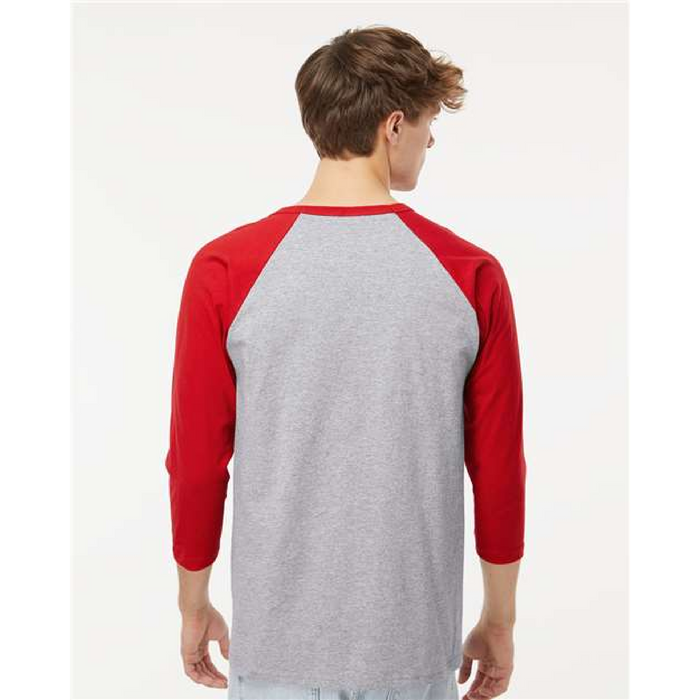 Raglan Three-Quarter Sleeve Baseball T-Shirt - 