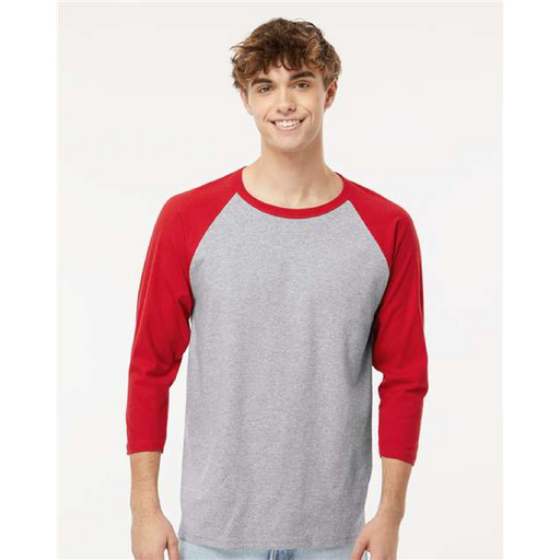 Raglan Three-Quarter Sleeve Baseball T-Shirt - 