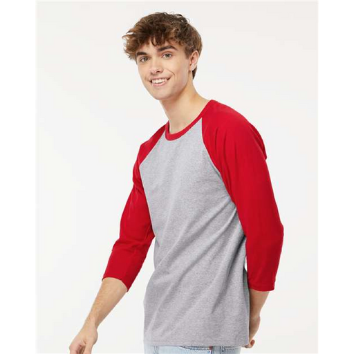Raglan Three-Quarter Sleeve Baseball T-Shirt - 