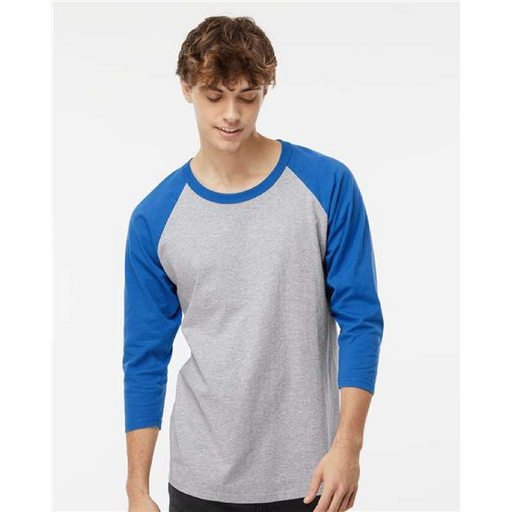 Raglan Three-Quarter Sleeve Baseball T-Shirt - 