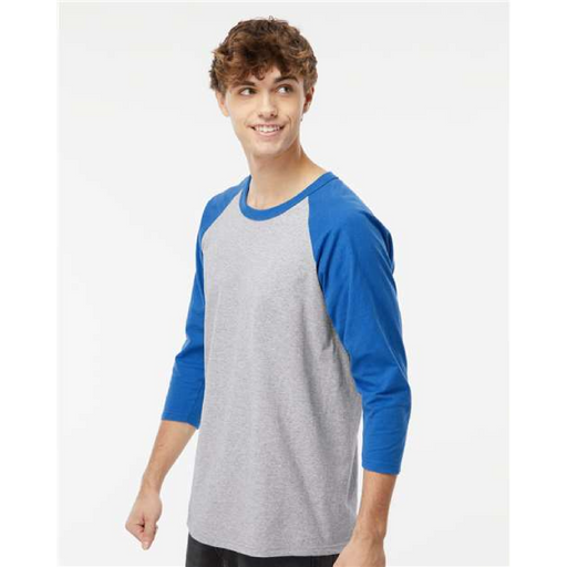 Raglan Three-Quarter Sleeve Baseball T-Shirt - 