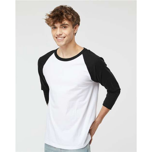 Raglan Three-Quarter Sleeve Baseball T-Shirt - 