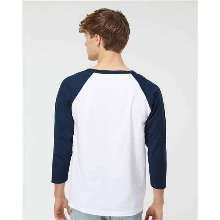 Raglan Three-Quarter Sleeve Baseball T-Shirt - 