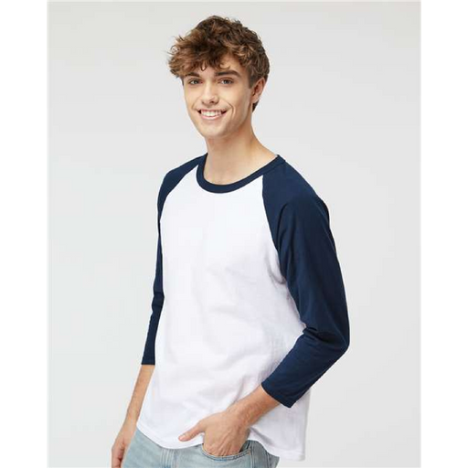 Raglan Three-Quarter Sleeve Baseball T-Shirt - 