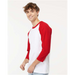 Raglan Three-Quarter Sleeve Baseball T-Shirt - 