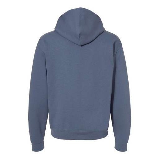 Rear view of the JERZEES NuBlend® Hooded Sweatshirt - 