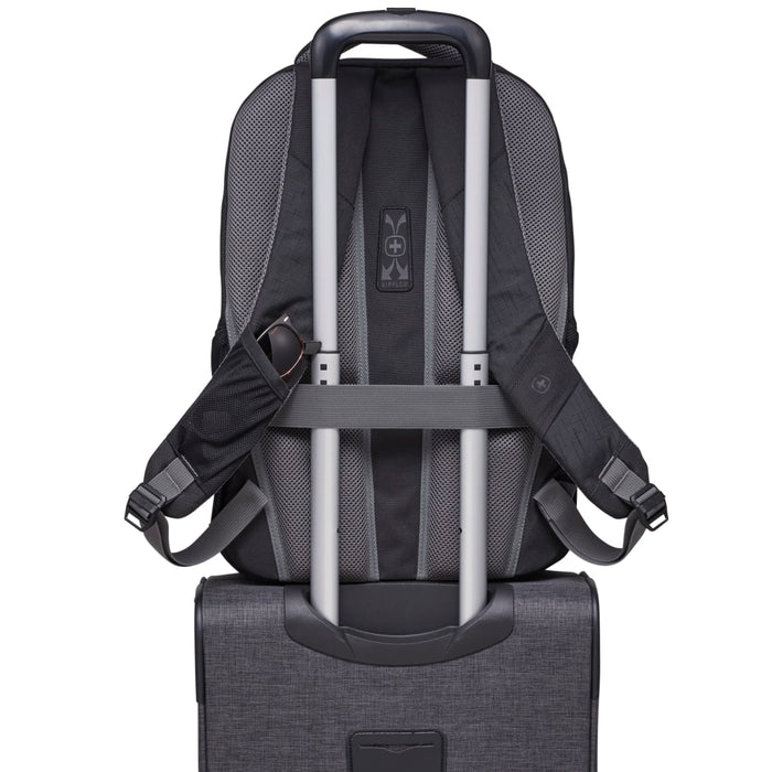 Back view of the Wenger Origins Recycled 15" Computer Backpack