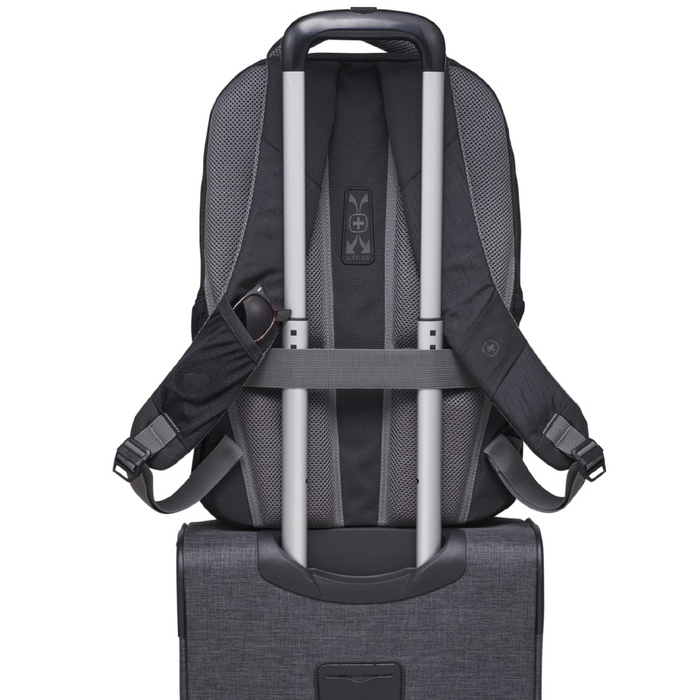 Back view of the Wenger Origins Recycled 15" Computer Backpack