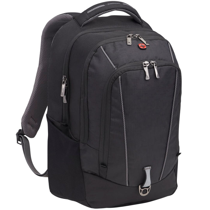 Angle-Right and Blank view of the Wenger Origins Recycled 15" Computer Backpack