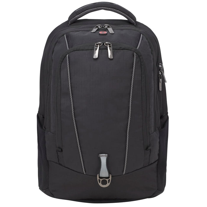 Front and Blank view of the Wenger Origins Recycled 15" Computer Backpack