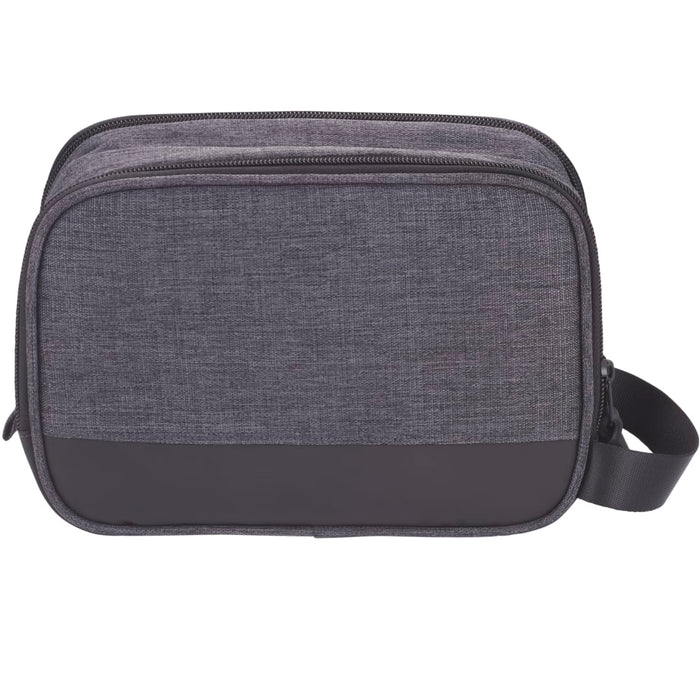 Back view of the Wenger RPET Dual Compartment Dopp Kit