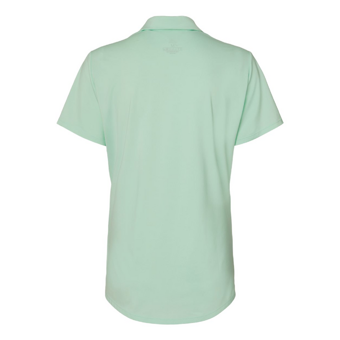 Rear view of the Adidas Women's Ultimate Solid Polo - 