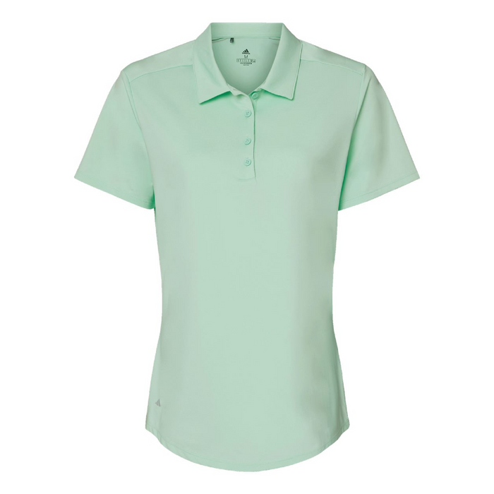 Front view of the Adidas Women's Ultimate Solid Polo - 