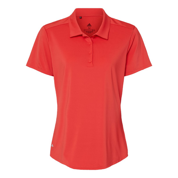 Front view of the Adidas Women's Ultimate Solid Polo - 
