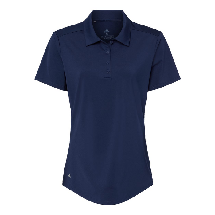Front view of the Adidas Women's Ultimate Solid Polo - 
