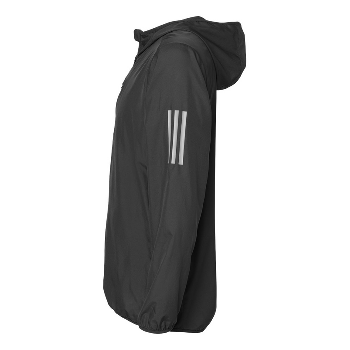 Left view of the Adidas Hooded Full-Zip Windbreaker - 