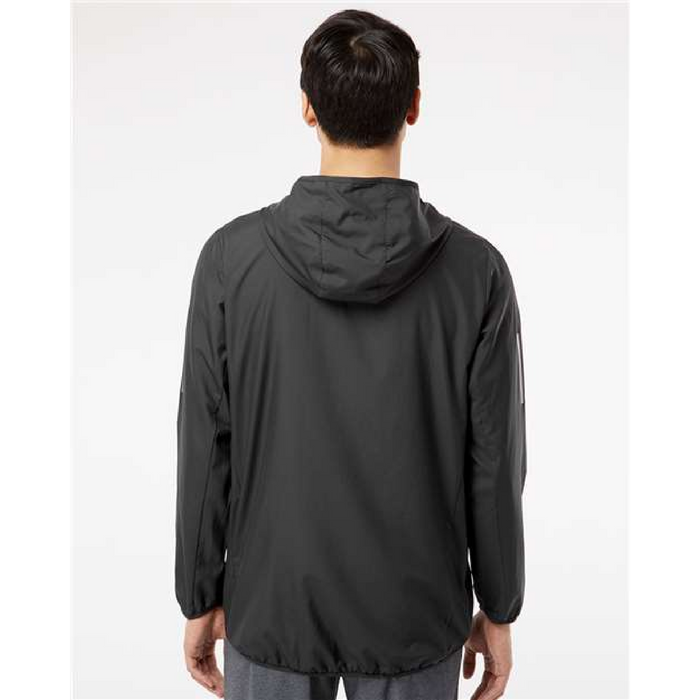 Adidas Hooded Full-Zip Windbreaker - 