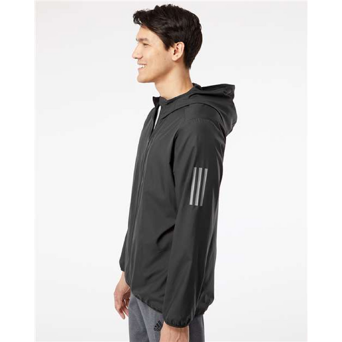 Adidas Hooded Full-Zip Windbreaker - 