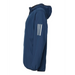 Left view of the Adidas Hooded Full-Zip Windbreaker - 