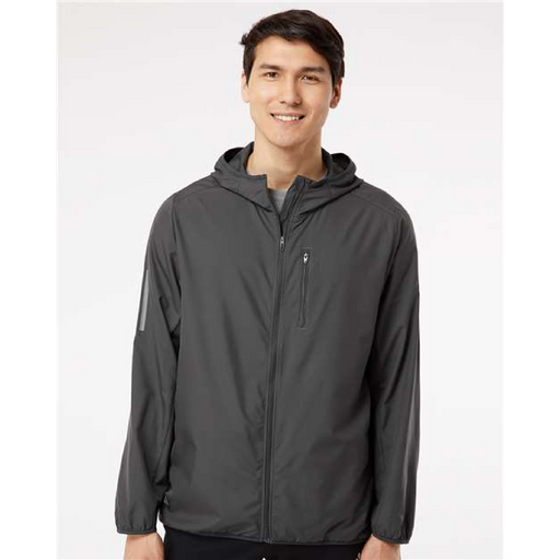 Adidas Hooded Full-Zip Windbreaker - 