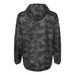 Rear view of the Adidas Hooded Full-Zip Windbreaker - 