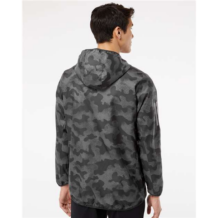 Adidas Hooded Full-Zip Windbreaker - 